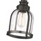 Z-Lite Burren 1 Light Mini Pendant, Matte Black And Clear Seedy 337MP-MB - alternate 2